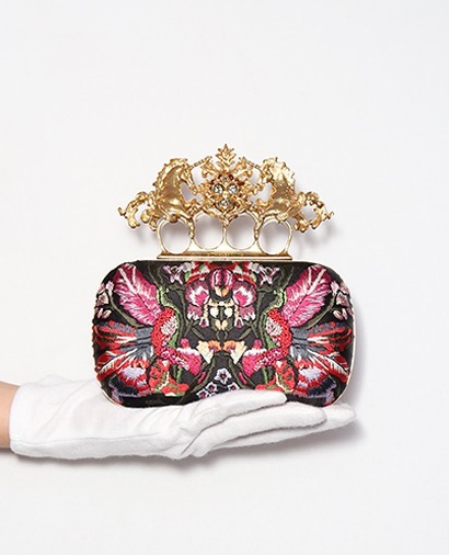 Unicorn Skull Clutch, front view